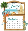 June Calendar- Shakela