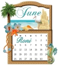 June Calendar-Roni