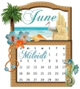 June Calendar- Mileidi