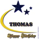 Thomas - Birthday - Stars