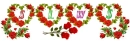 Slws red rose heart