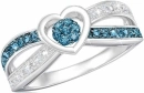 Blue Heart Ring