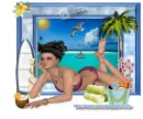 Lady on the beach - Jane