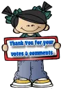 Thanks - votes and comments - Jane