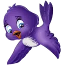 Purple Bird