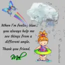 Mel - Feeling Blue - Rain - Butterfly