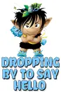 DROPPING BY TO SAY HELLO
