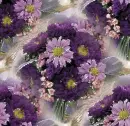 Purple flower bouquet ~ background