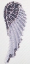 Black White Angel Wing