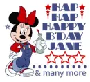 HAP HAP HAPPY B'DAY JANE