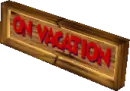 Banjo Kazooie Vacation Sign