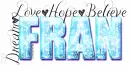 Word art-Dream, love hope, believe-Fran