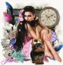 Lady with dog/Jaya