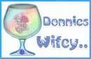 Personalized Glass with Bear's in it.. glitter & bubbles