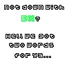 dx- 2 words 4 ya