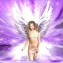 an angel coming inside