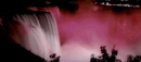 Red Niagra Falls at Night