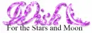Word Art- Wish, for the stars and moon-Purple Shinny
