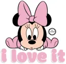 I love it (Baby Minnie Mouse)