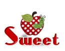 Apple with worm - sweet