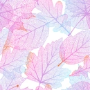 Pink Autumn Background