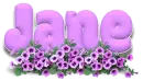 Pink Flowers - Jane