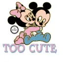 TOO CUTE (BABY MICKEY & BABY MINNIE MOUSE)