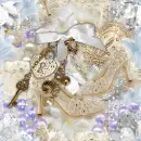 Pearls Of Love Seamless Background