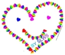 Rainbow Smiley Heart