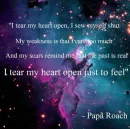 Papa Roach- Scars Lyrics