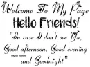 Welcome