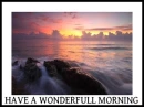 HAVE A WONDERFULL MORNING ðŸŒž