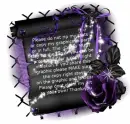 Purple Copy right graphic