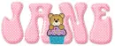 Bear with cupcake - Jane