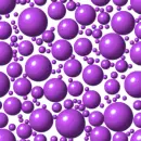 Pink Bubbles Background