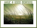 HAVE A GOOD MORNING