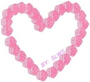 Pink Cupcake Heart