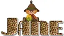 Autumn Name with scarecrow - Jane