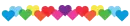 Rainbow Hearts