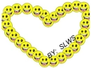 Smiely Face Heart