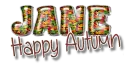 Happy Autumn - Jane