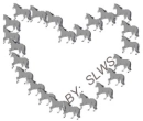 Grey Horse Heart