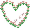 Pink Tulip Heart