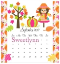 Sept. Calendar- Sweetlynn