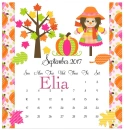 Sept. Calendar- Elia