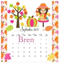 Sept. Calendar- Bren