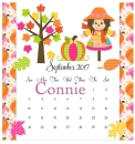 Sept. Calendar- Connie
