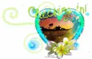 Checking In- Ocean sunset themed- Deb