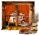 Home Scene in Autumn
