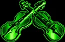 CrossingViolinsInEmerald